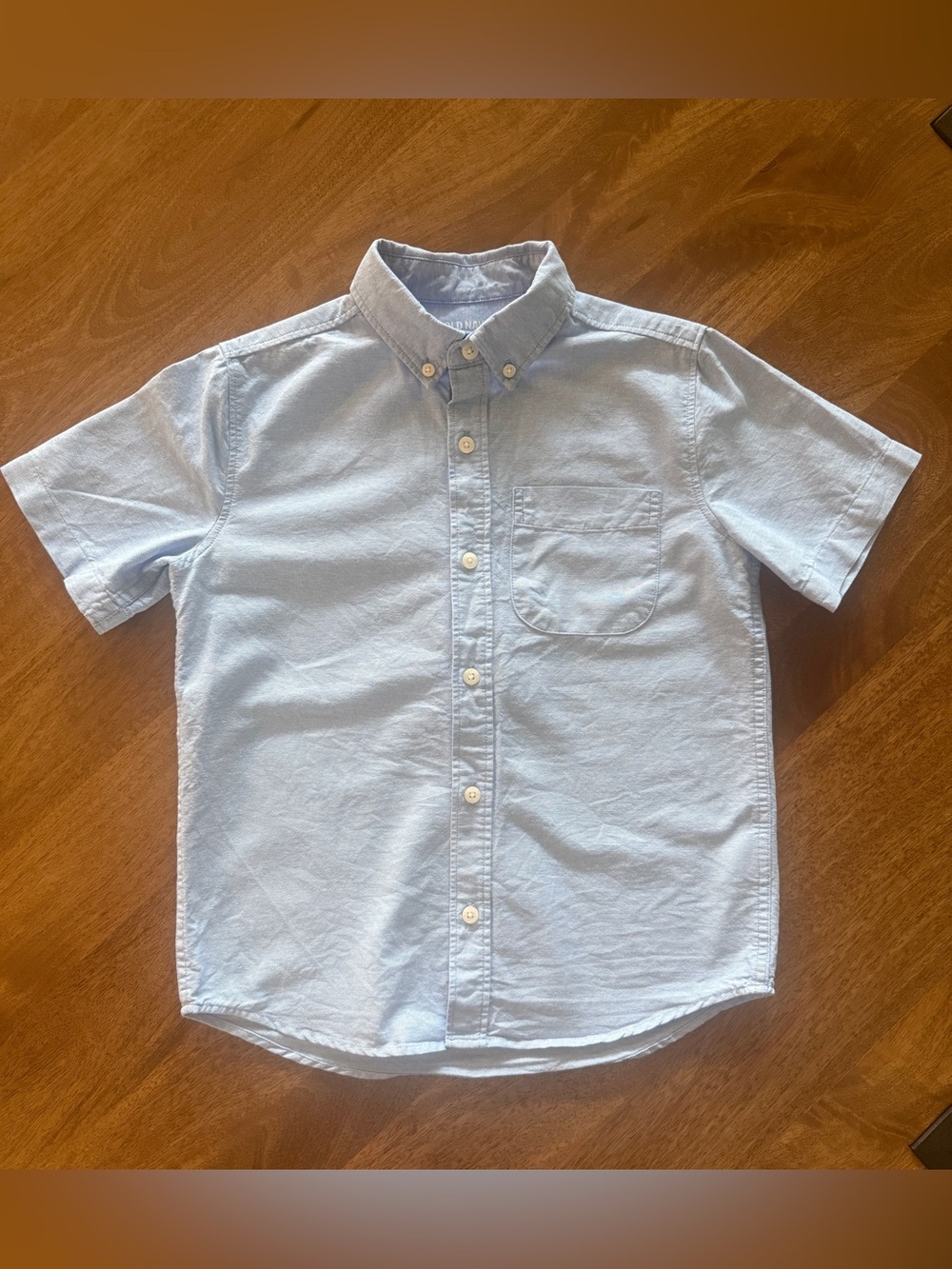 Old Navy Boys Short Sleeve Button-Down Shirt, 8